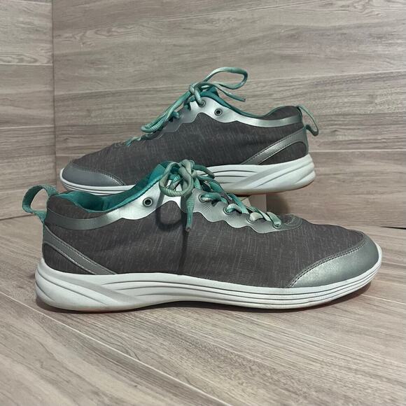 Vionic Agile Fyn Athletic Supportive Shoes Women’s US Size 9 Gray And Blue EUC - Picture 1 of 8
